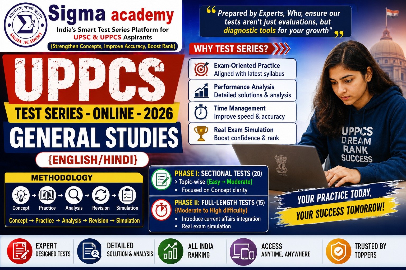WHY SIGMA FOR UPPCS TEST SERIES